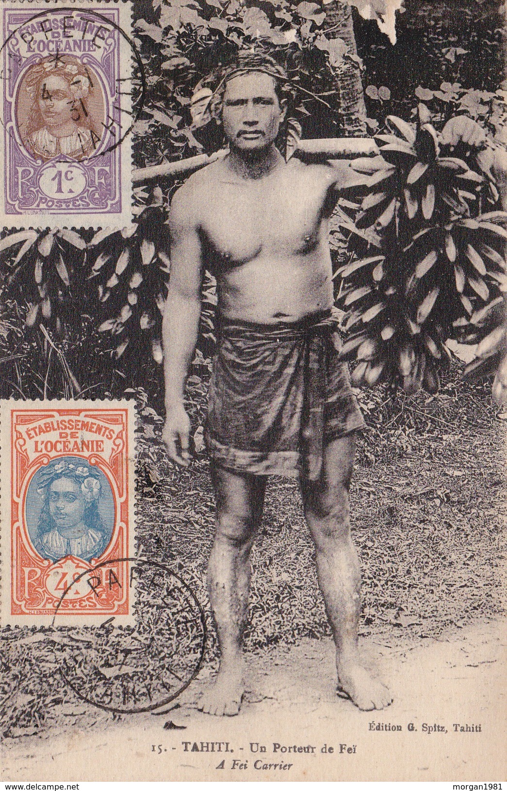 TAHITI      UN PORTEUR DE FEI - Polynésie Française