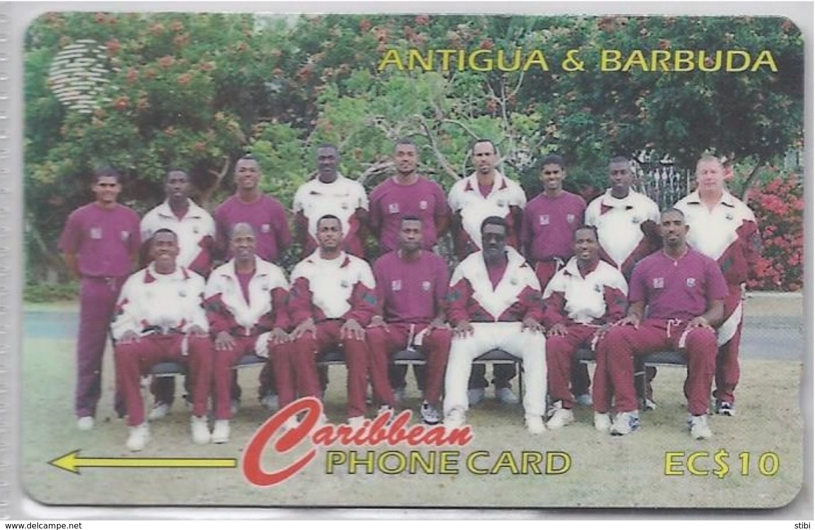 ANTIGUA & BARBUDA - 1996 WEST INDIES CRICKET TEAM - 222CATA - - Antigua And Barbuda