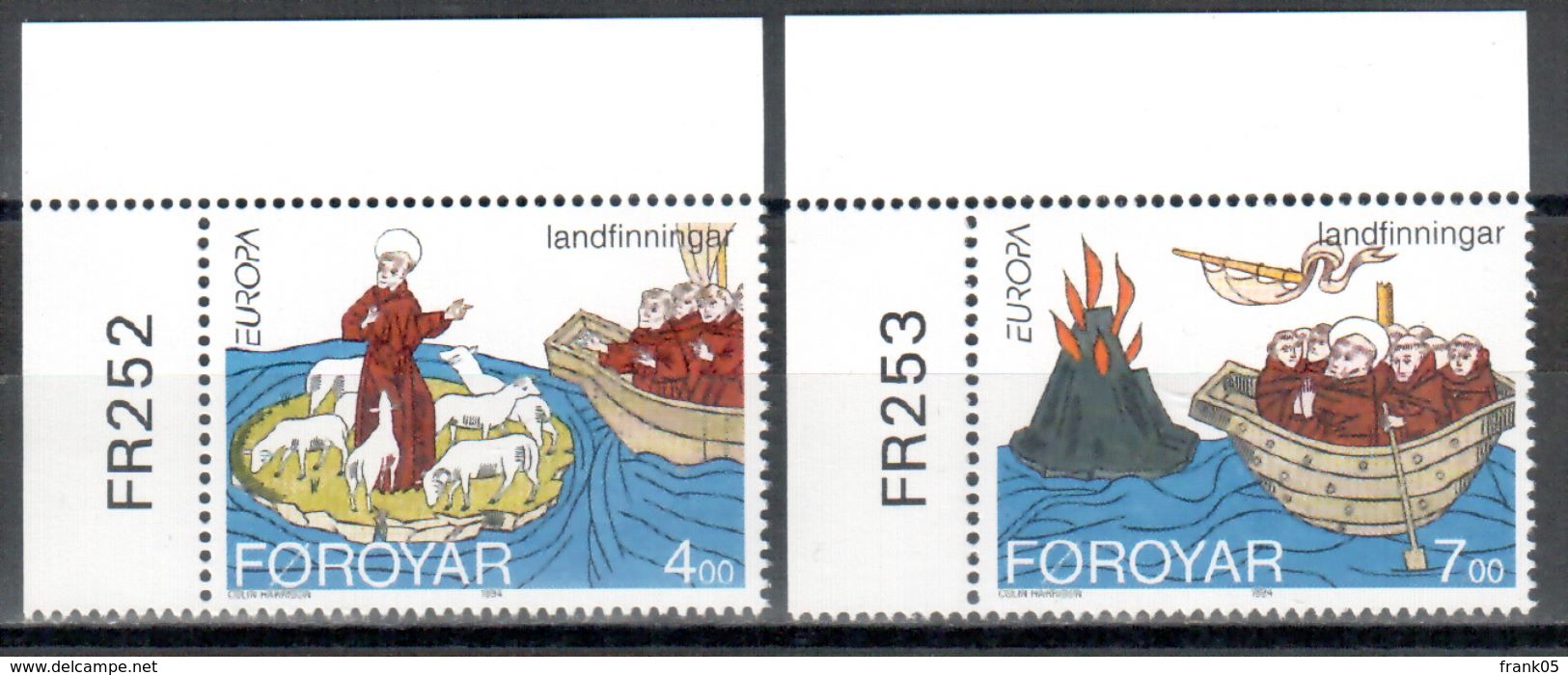 Färöer / Faroer / Féroé 1994 Satz/set EUROPA ** - 1994