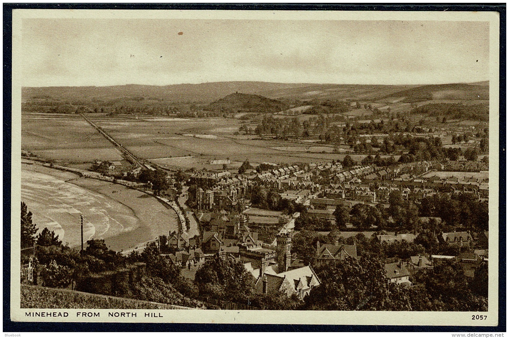 RB 1176 -  J. Salmon Postcard - Minehead From North Hill - Somerset - Minehead