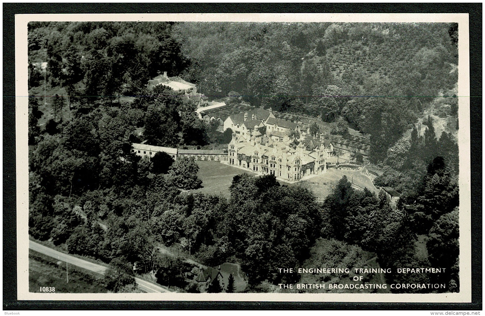 RB 1176 -  Aerial Real Photo Postcard - BBC Engineering Training Wood Norton Hall Evesham Worcestershire - Sonstige & Ohne Zuordnung