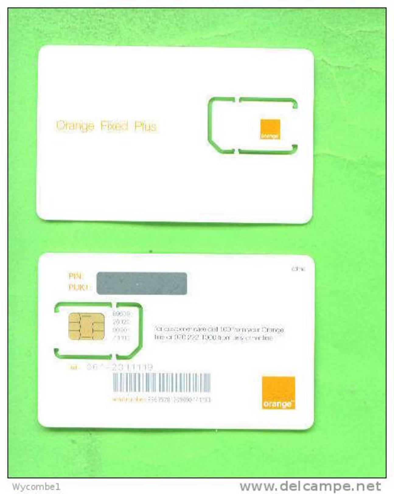 KENYA - Mint/Unused SIM Chip Phonecard/Orange Fixed Plus - Kenya