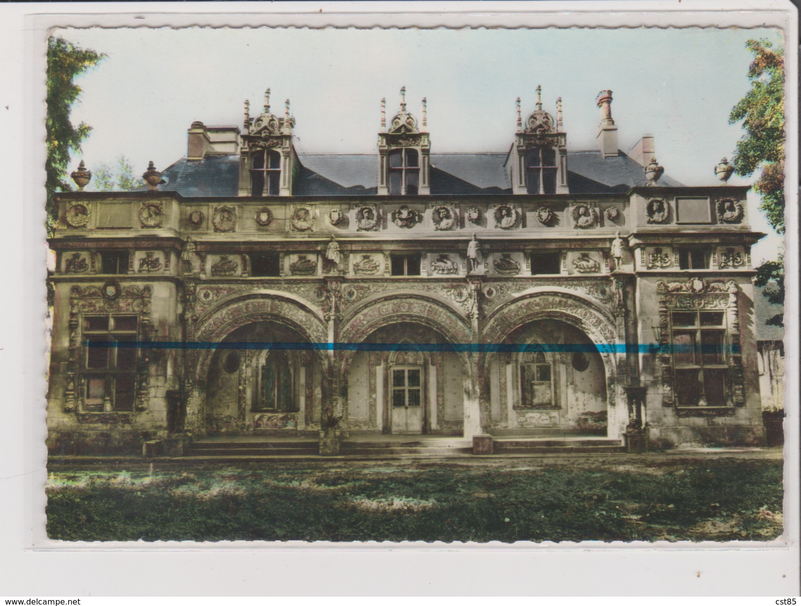 CPSM Grand Format - NOGENT SUR OISE - Facade Renaissance Du Palais De Sarcus Construit Sou Francois 1 Er - Nogent Sur Oise