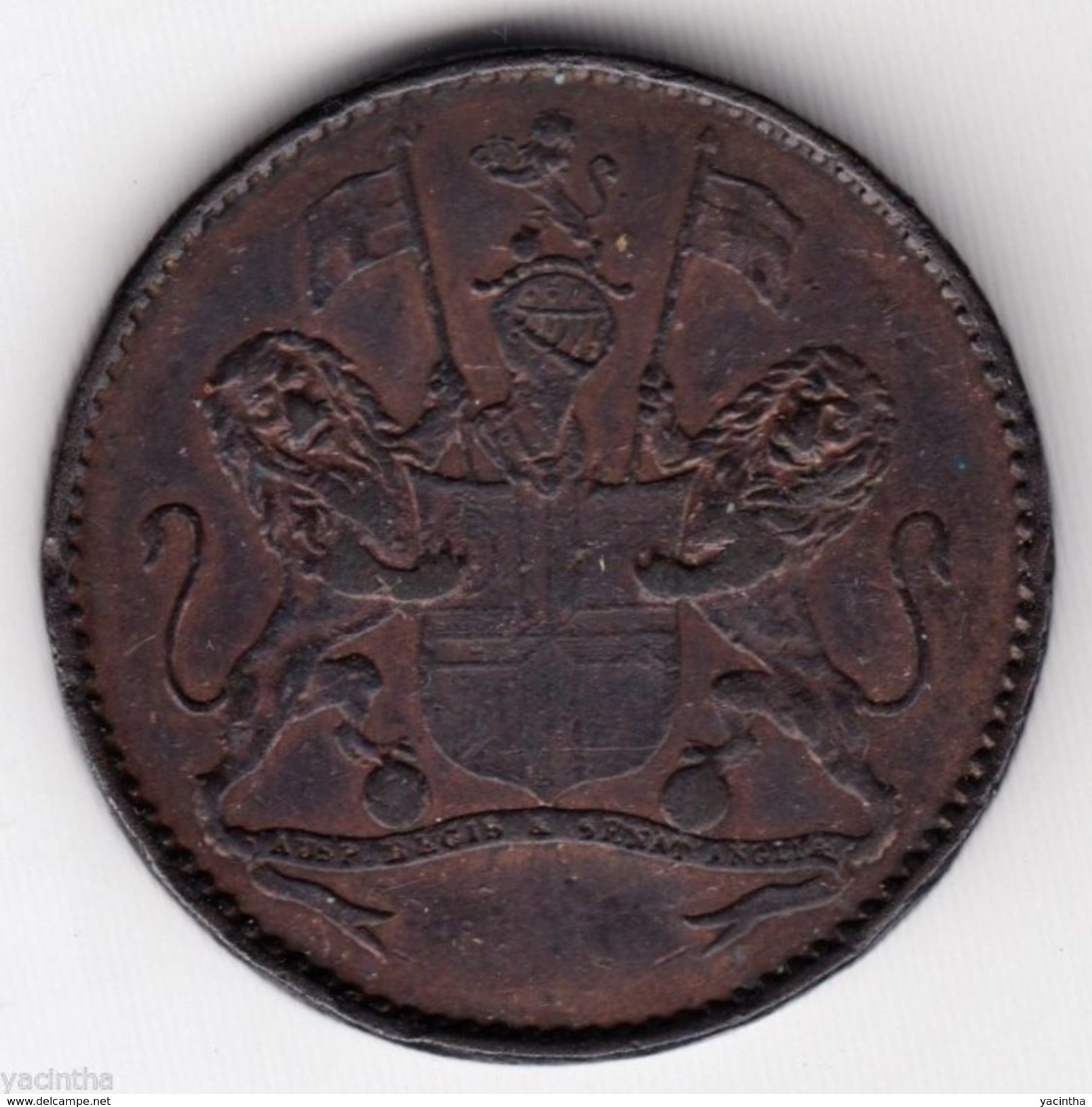 @Y@  ST. HELENA HALF PENNY 1821 (4904) - Sint-Helena