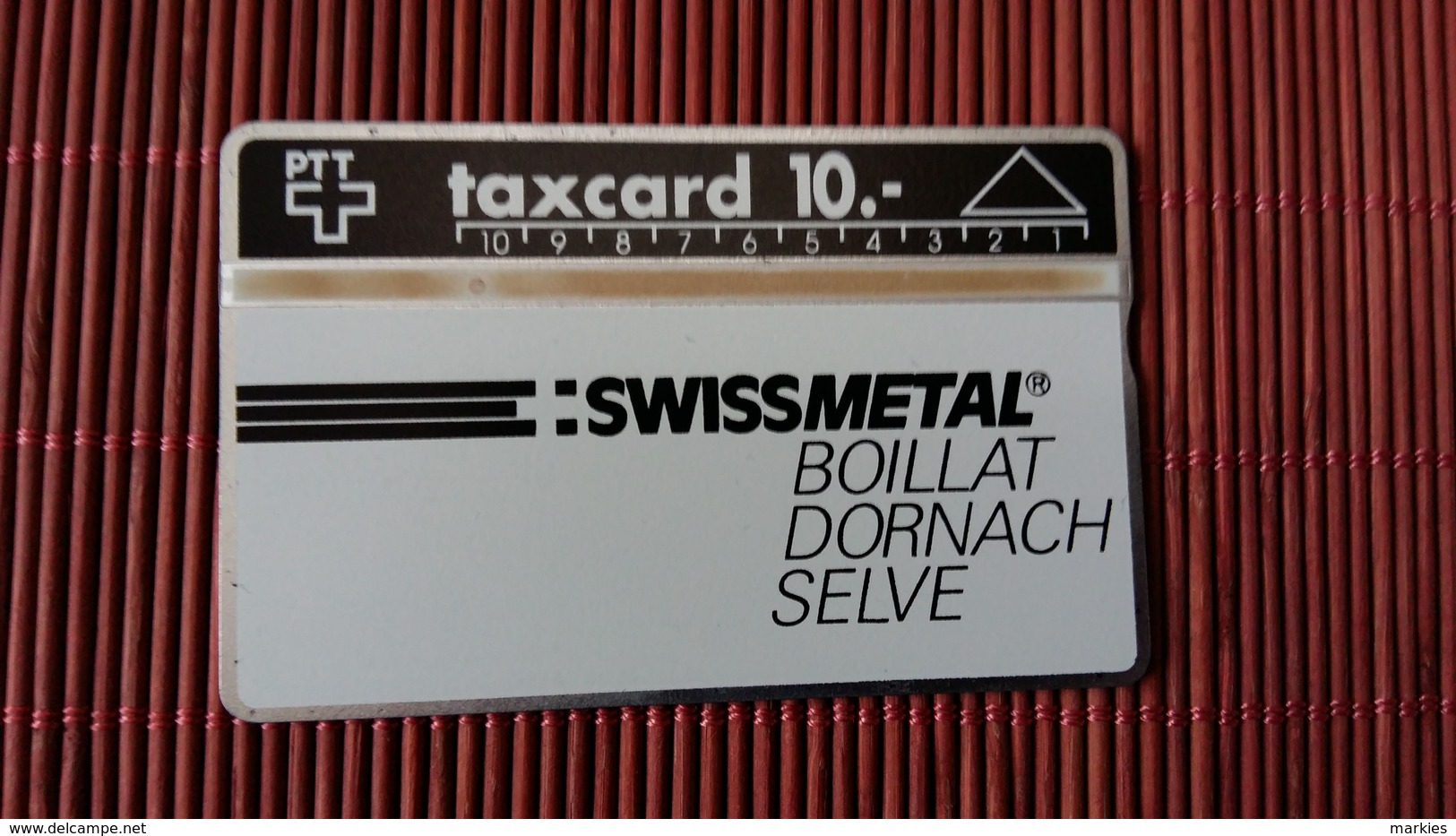 Phonecard Private Zwitzerland Swiss Metal 010 A (Mint,Neuve) Only 700 Made Rare - Schweiz