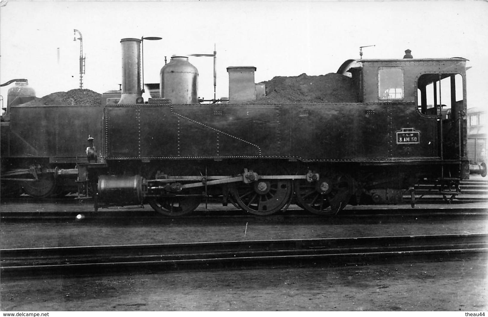 ¤¤  -   Carte-Photo  -  Les Locomotives ( P.L.M. ) Machine N° 3 AM 50   -  ¤¤ - Materiaal