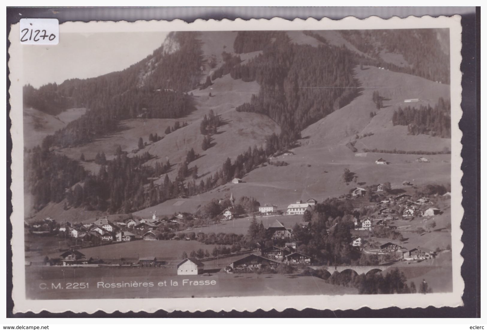 DISTRICT DU PAYS D'ENHAUT - ROSSINIERES - TB - Rossinière