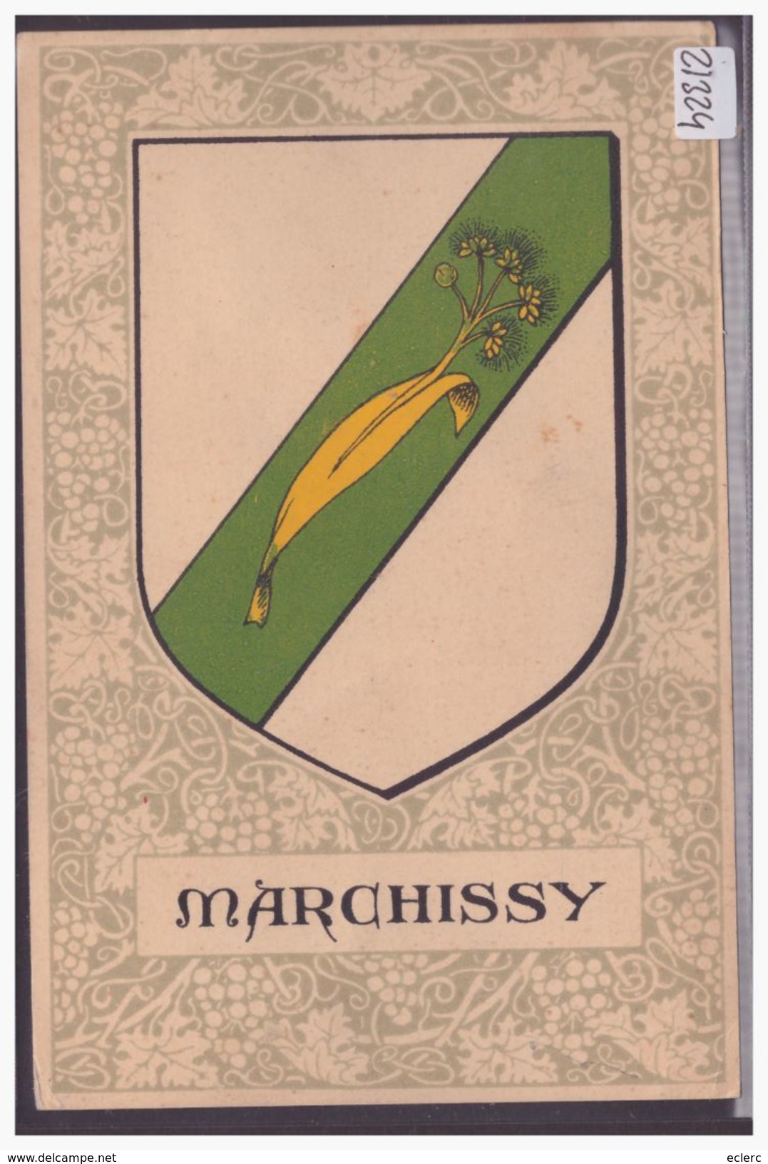 DISTRICT D'AUBONNE - MARCHISSY - ARMOIRIE DE LA COMMUNE - B ( ADHERENCES AU DOS ) - Marchissy