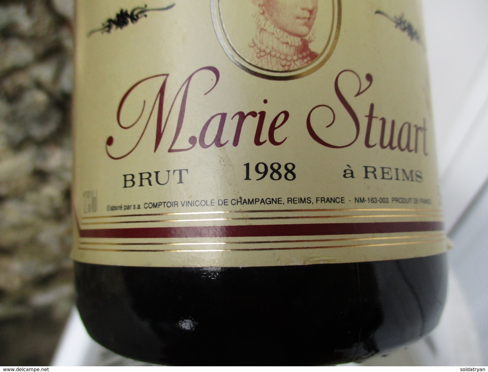 MARIE STUART Vintage 1988 brut 0,75L REIMS Champagne bouteille