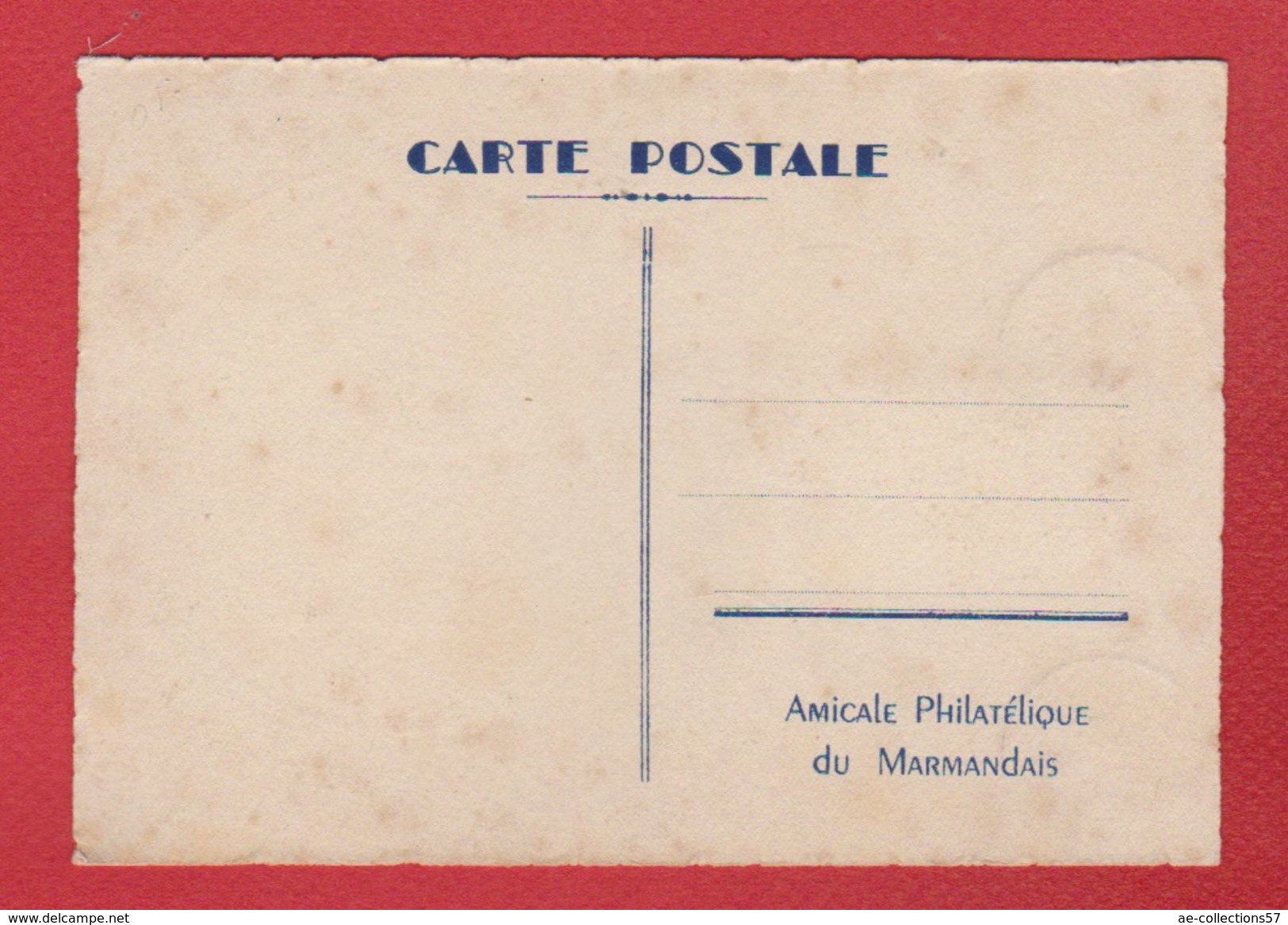 Carte / 1 ère Exposition Philatélique / 29-5-1948 / Marmande - 1940-1949