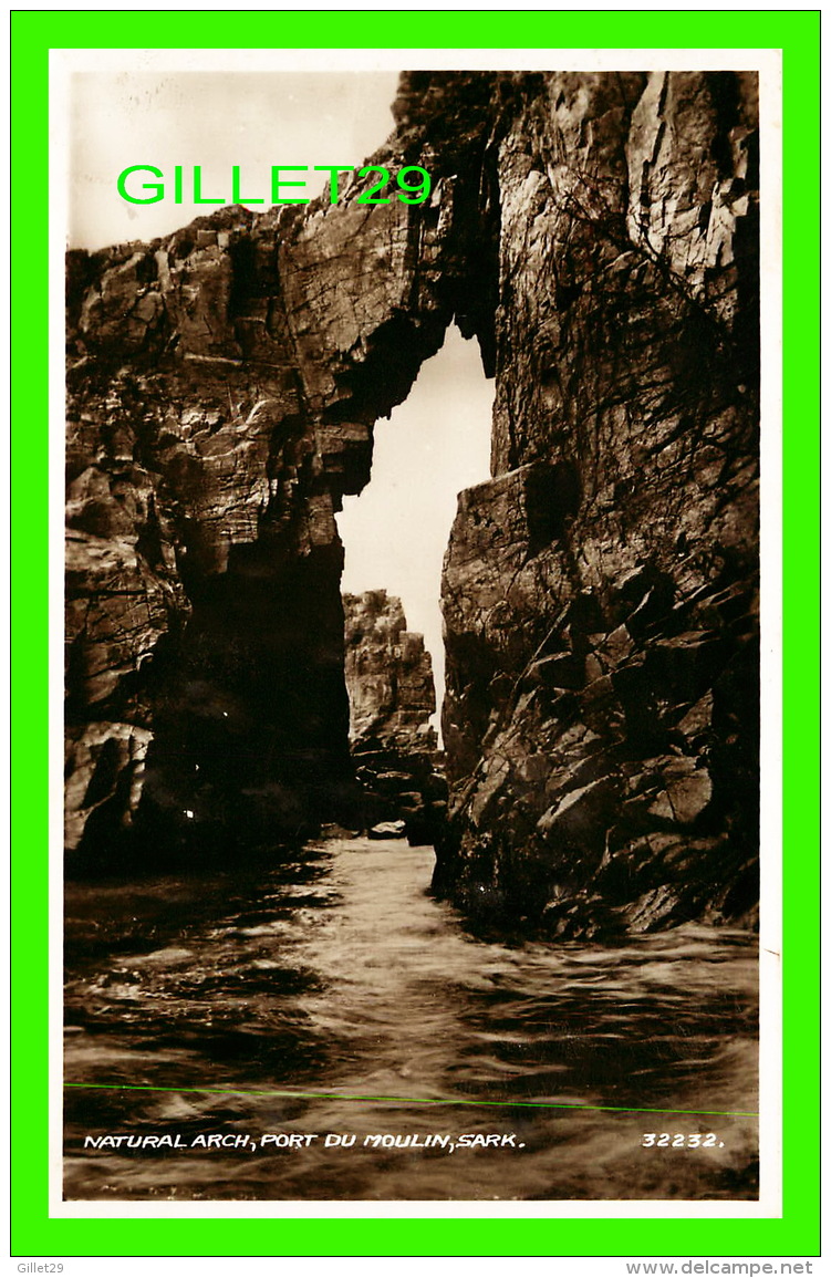 SARK, ILES DE LA MANCHE, UK - NATURAL ARCH, PORT DU MOULIN -VALENTINE &amp; SONS LTD - - Sark