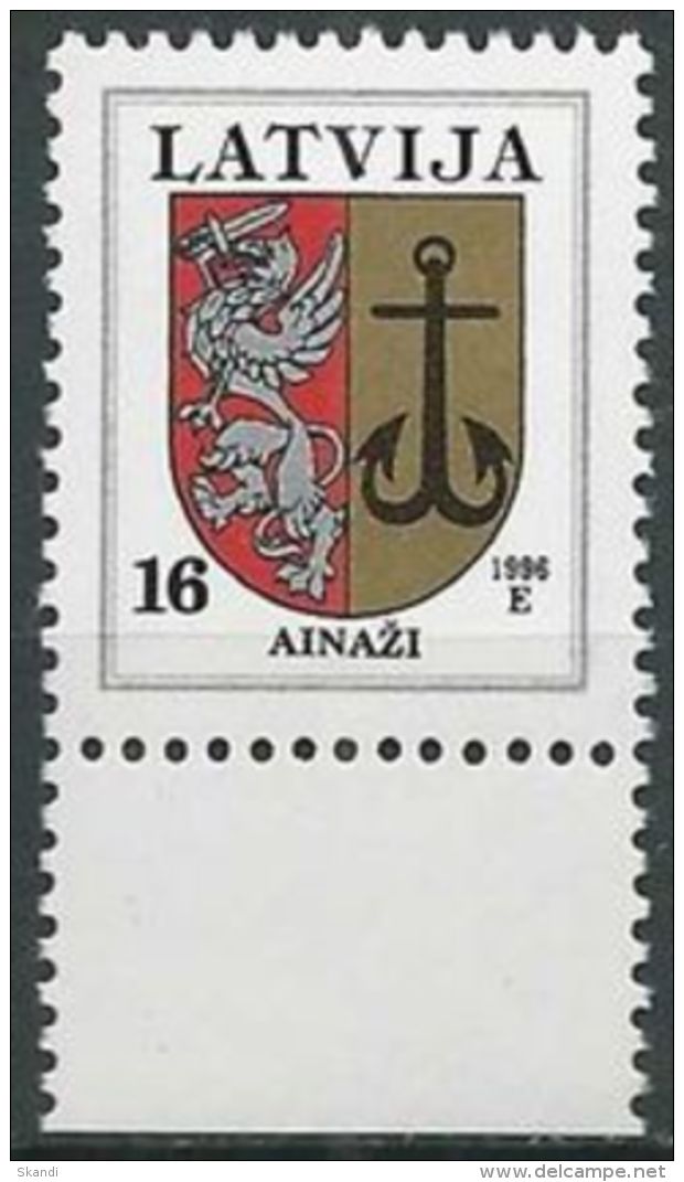 LETTLAND 1995 Mi-Nr. 400 II ** MNH - Lettland