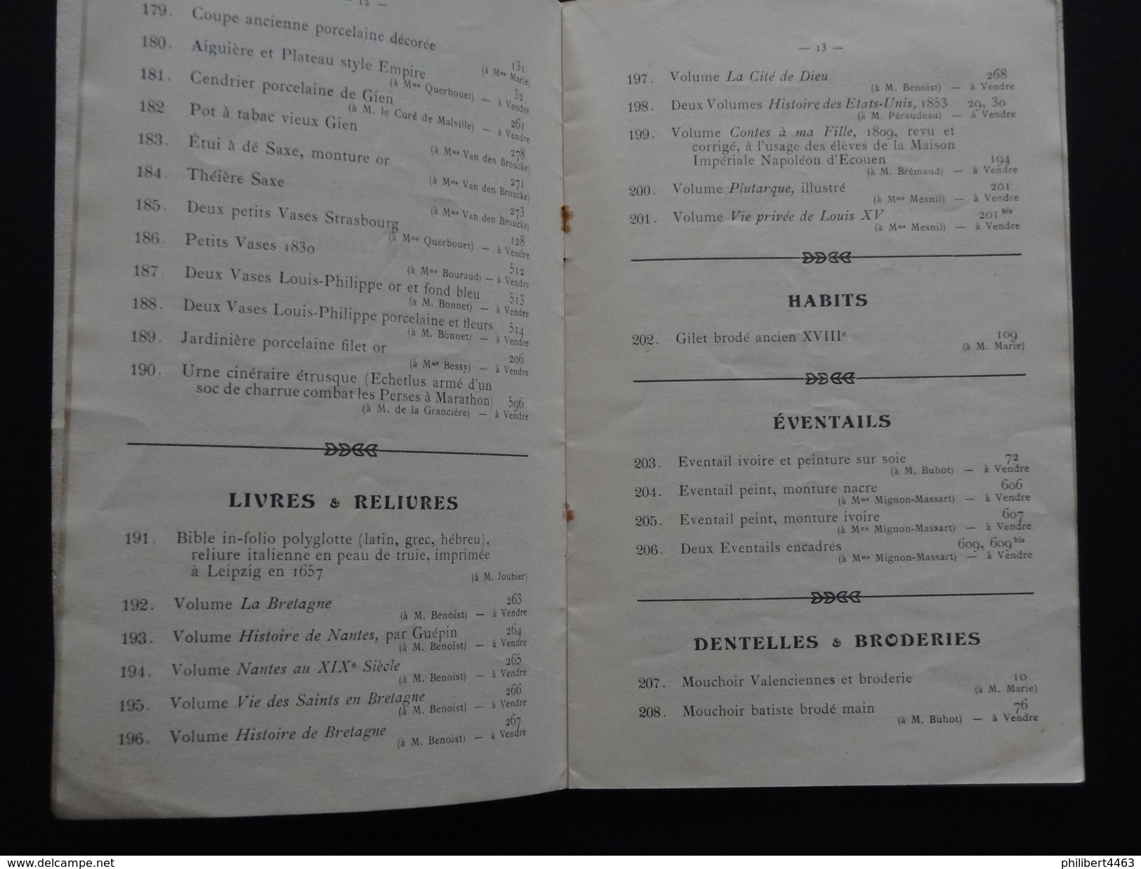 CATALOGUE EXPOSITION D'ART ANCIEN & MODERNE VILLE DE SAINT-NAZAIRE (44) JUIN 1926 - Programmes