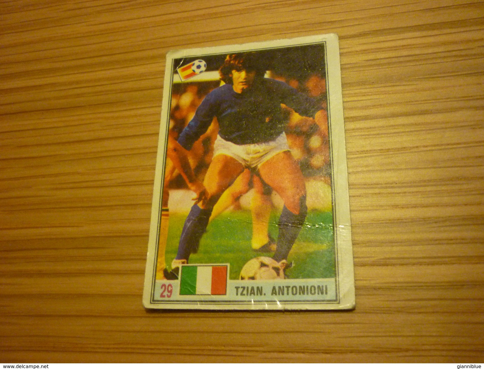 Giancarlo Antognoni Italy Italian Football Footballer Fiorentina Spain World Cup 1982 Greece Greek Ntogiakos '80s Game T - Trading Cards