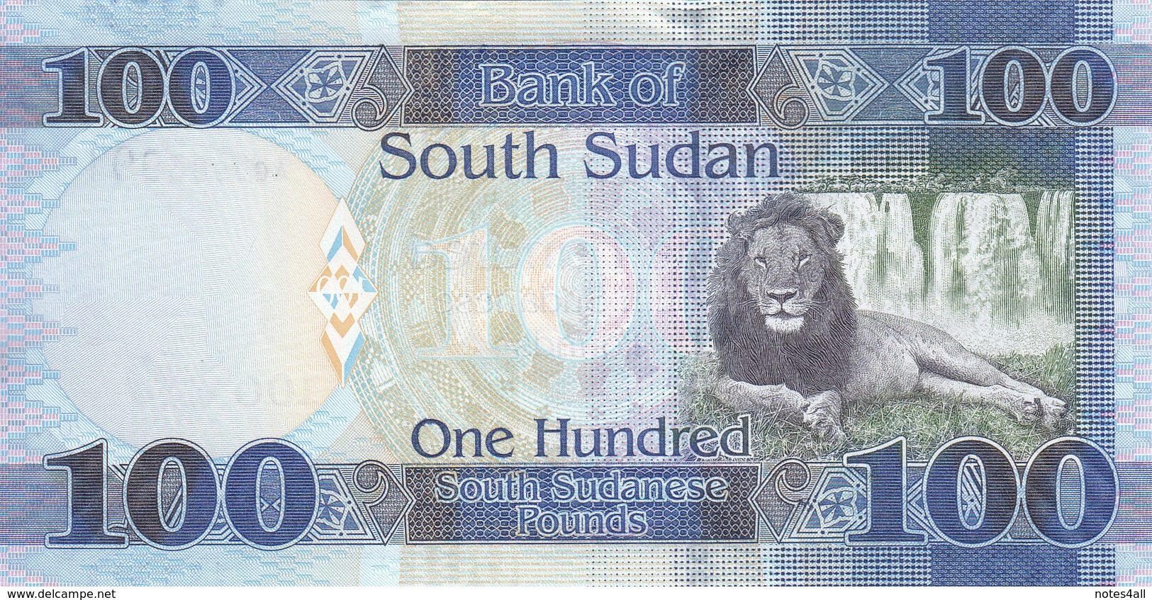 SOUTH SUDAN 1 5 10 20 50 100 POUND 2011 : 2017 P-NEW UNC CURRENT FULL SET lot