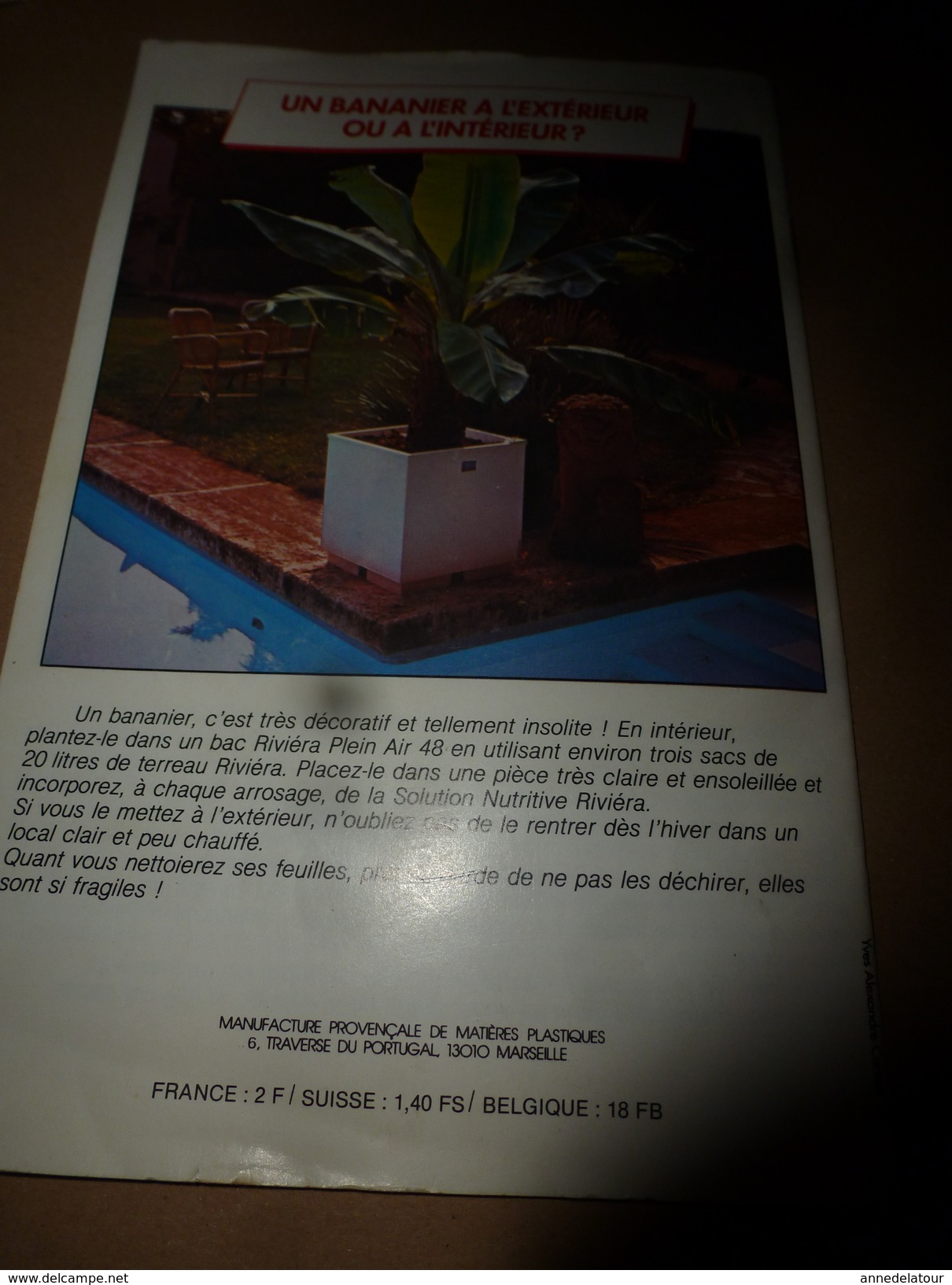 1960-1970 RIVIERA pour réussir vos coins de décoration avec des plantes