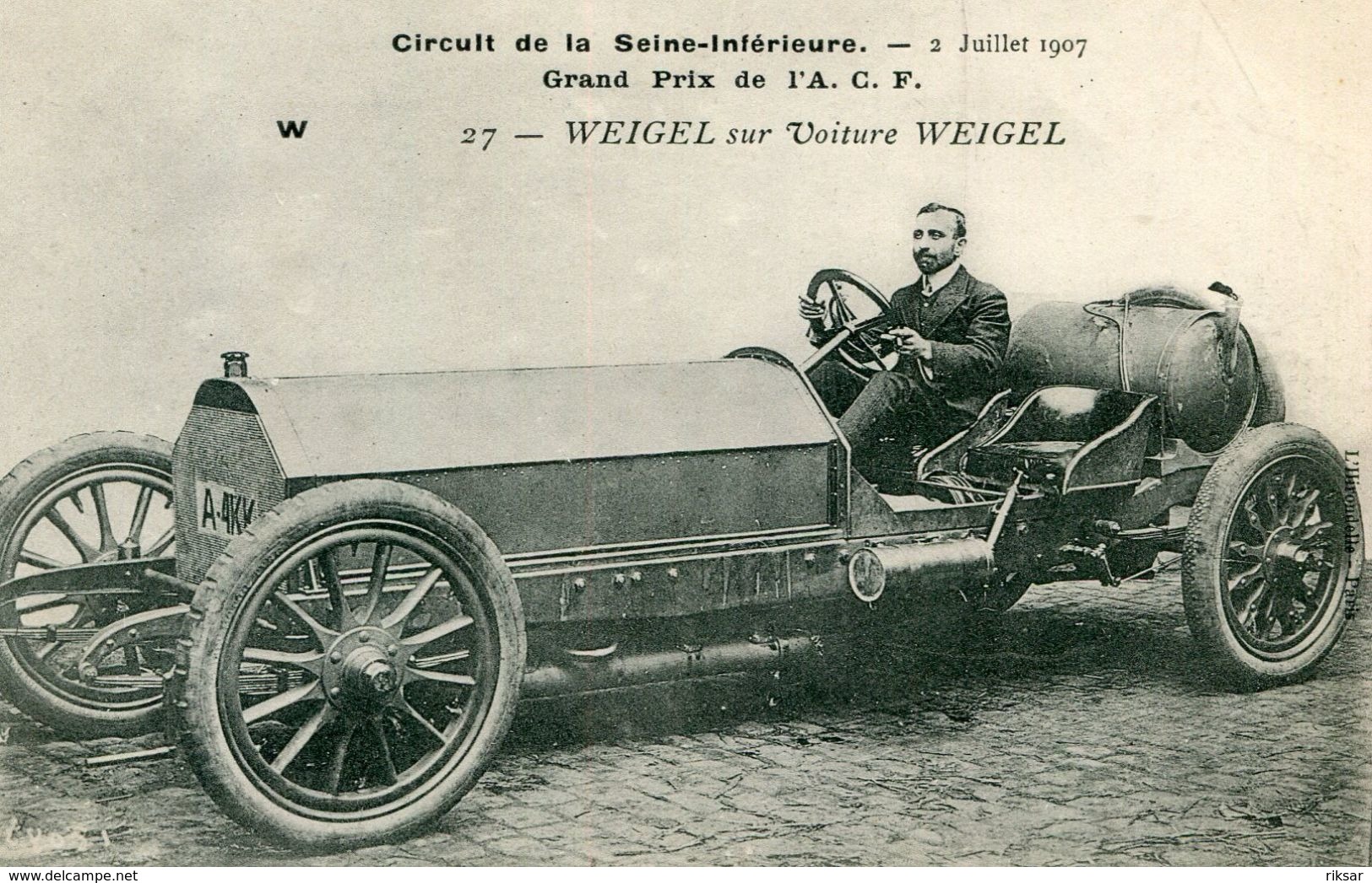 AUTOMOBILE DE COURSES(CIRCUIT DE LA SEINE INFERIEURE) - Autres & Non Classés