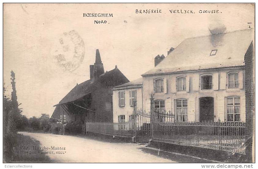 Boeseghem      59       Brasserie  Verlyck-Geusse      (voir Scan) - Andere & Zonder Classificatie