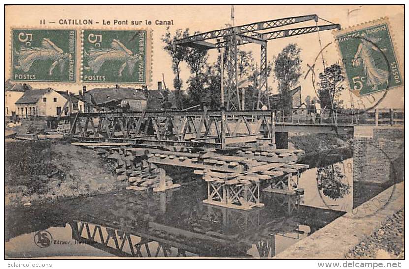 Catillon       59        Pont Sur Le Canal                (voir Scan) - Sonstige & Ohne Zuordnung