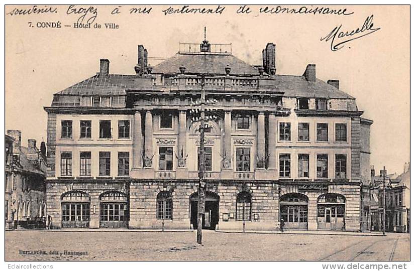 Condé Sur Escaut       59      Hôtel De Ville         (voir Scan) - Conde Sur Escaut