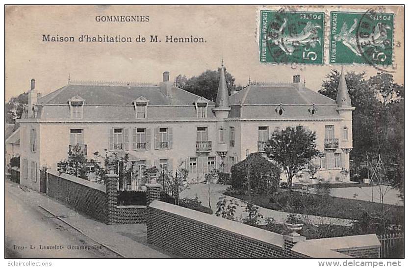 Gommegnies         59        Maison De Mr Hennion          (voir Scan) - Sonstige & Ohne Zuordnung