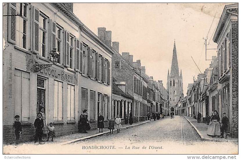 Hondschoote          59      Rue De L'Ouest       (voir Scan) - Other & Unclassified