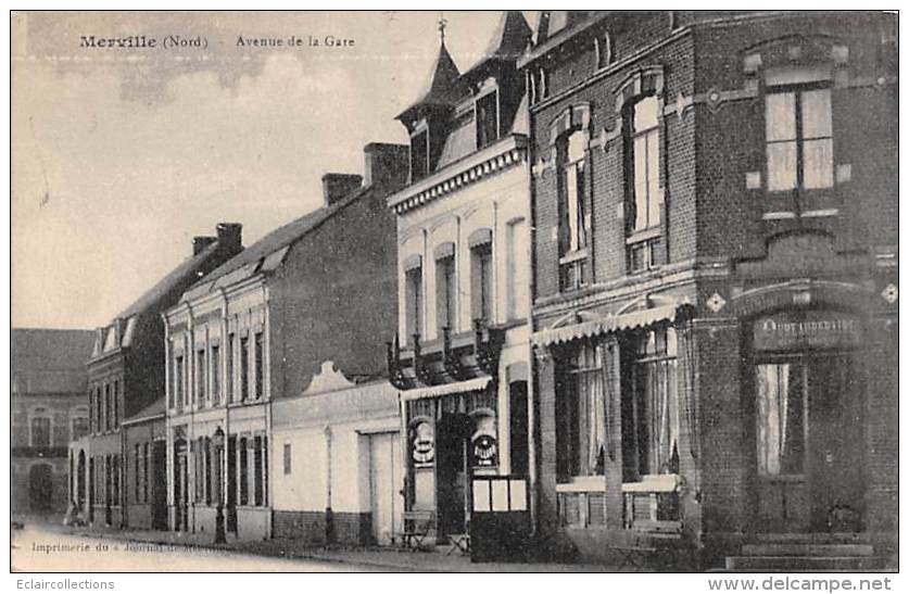 Merville        59         Avenue De La Gare       ( Voir Scan) - Andere & Zonder Classificatie