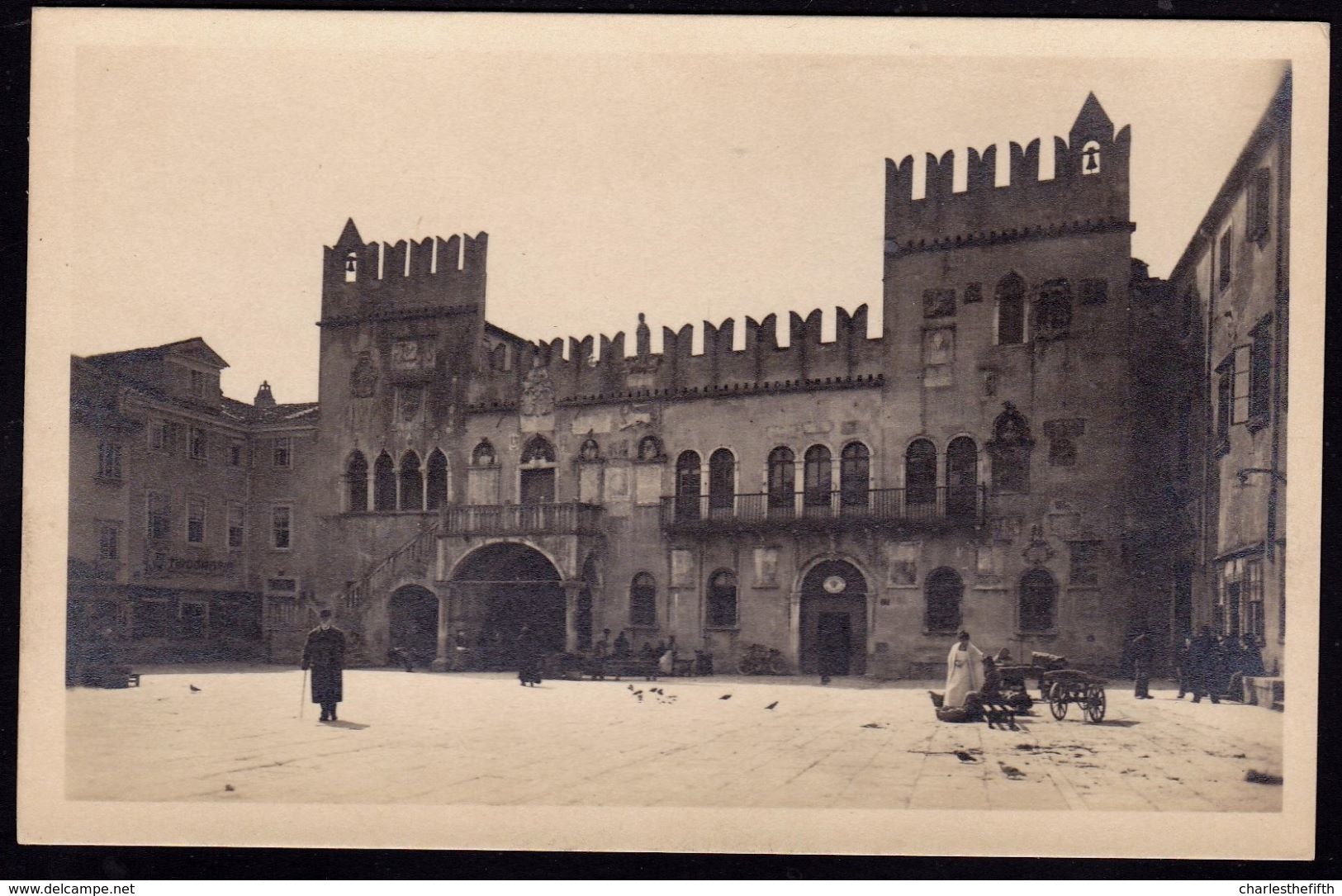 SLOVENIA - CARTE PHOTO ARGENTIQUE ** CAPODISTRIA - KOPER - CAPRISTA ** PALAZZO PRETORIO- éditore MORPURGO ROMA - RARA !! - Slovénie