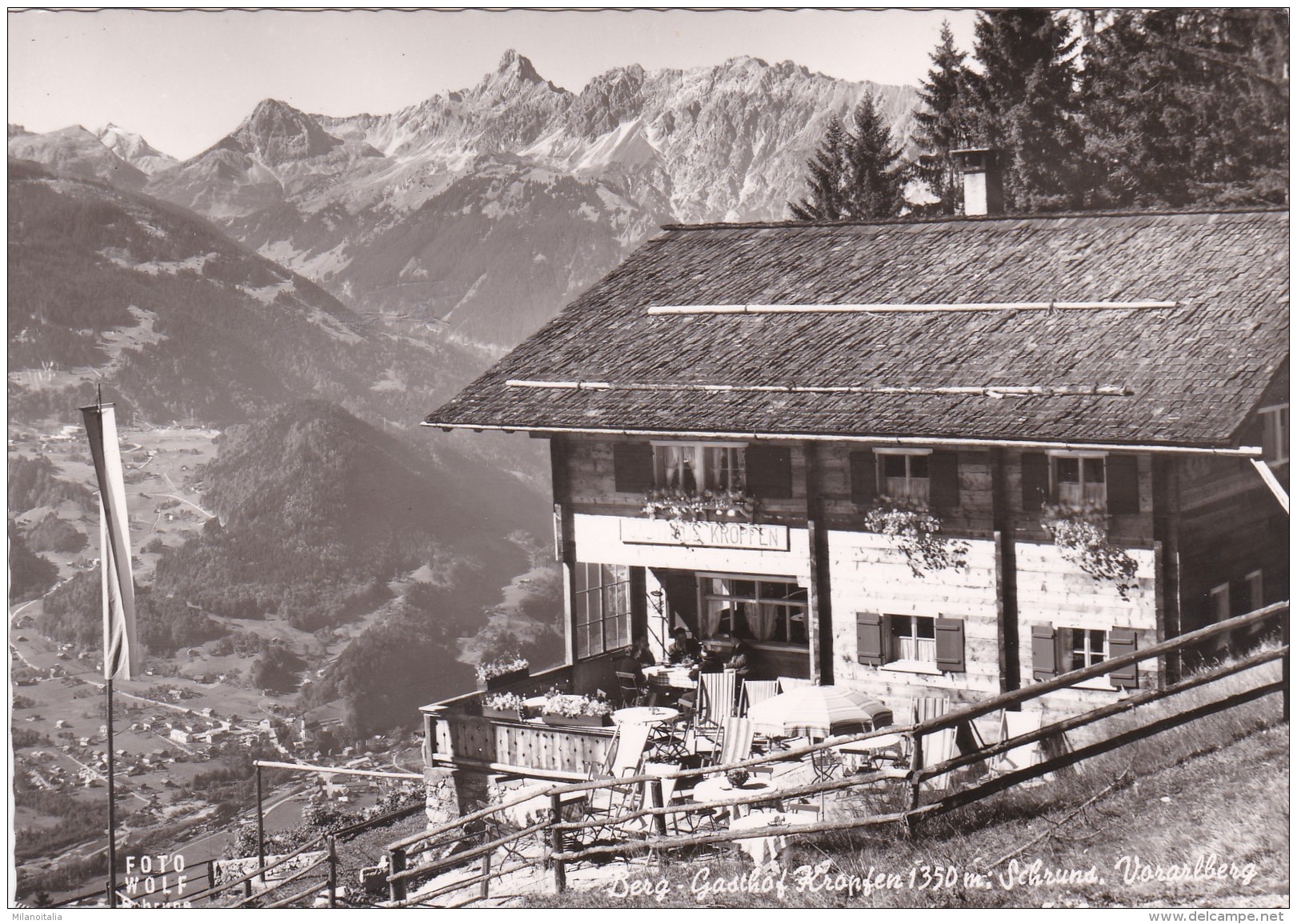 Berggasthaus Kropfen - Schruns, Vorarlberg * 24. 8. 1964 - Schruns
