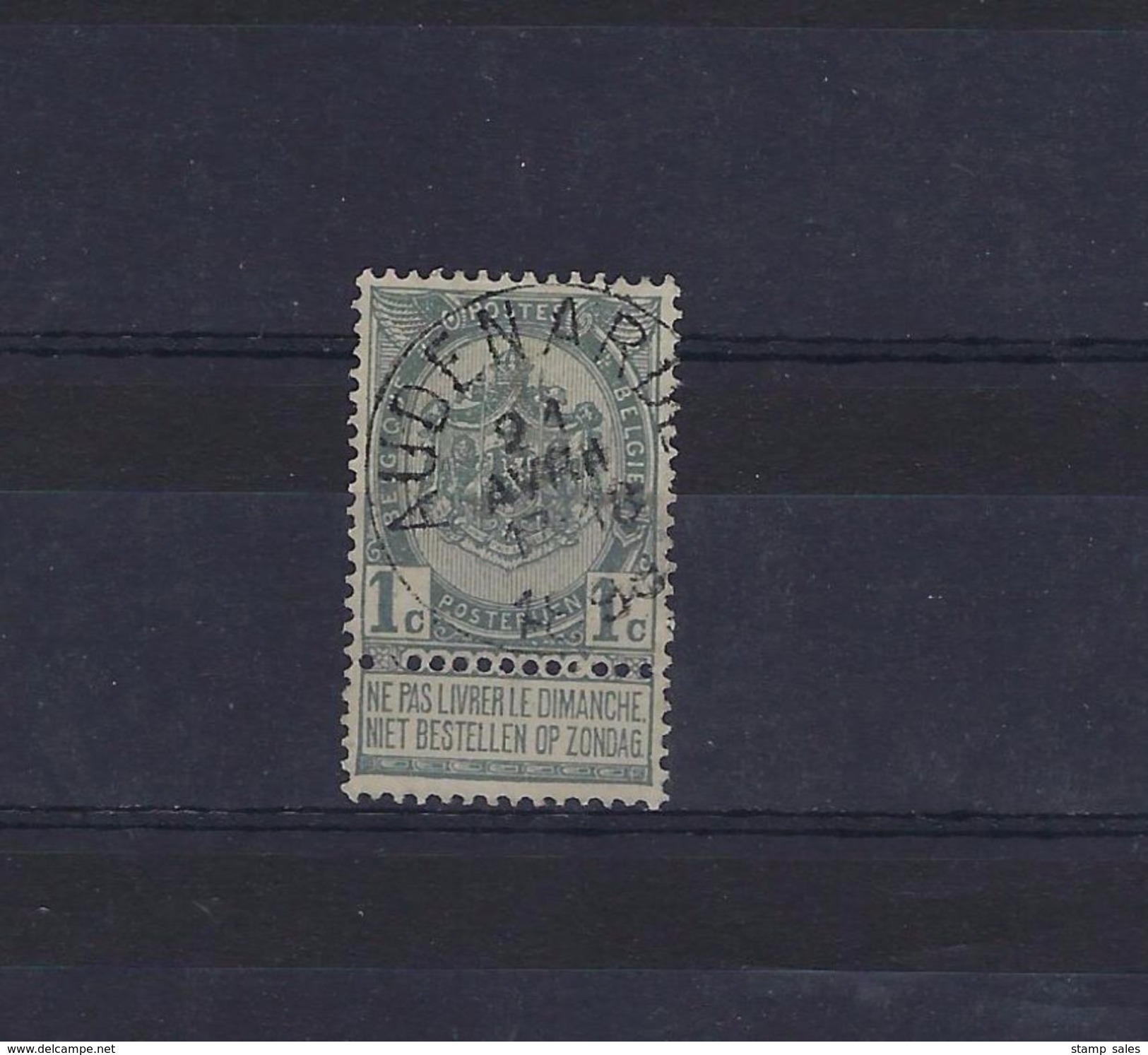 N°53 GESTEMPELD Audenarde COBA € 2,00 SUPERBE - 1893-1907 Armoiries