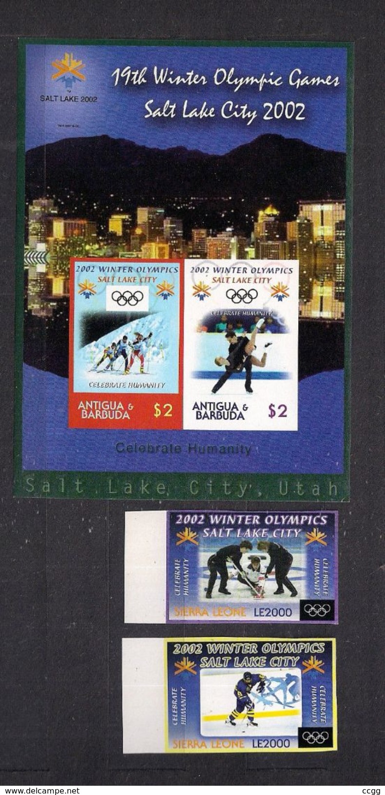 Olympische Spelen  2002 , Antigua & Barbuda - Hiver 2002: Salt Lake City