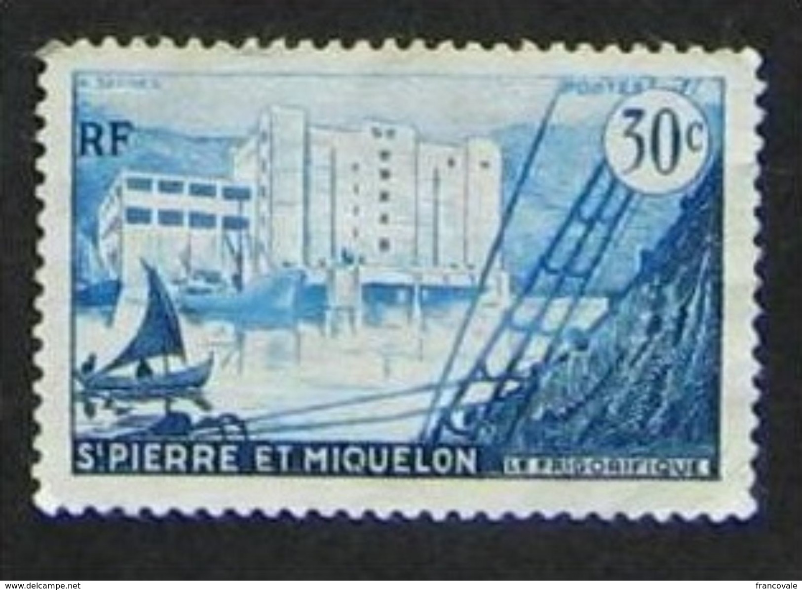 Francia St-pierre Et Miquelon 1955 Le Frigorifique 30c - Gebruikt