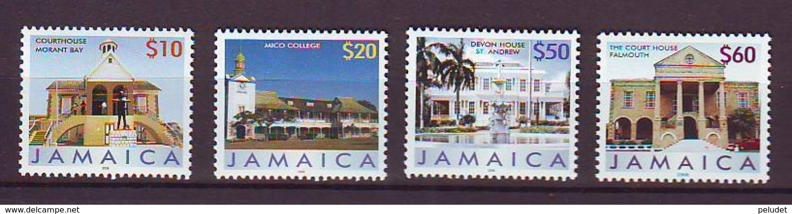 2008 Buildings - Year "2008" Imprint - 7 V Mint ** - Jamaica (1962-...)