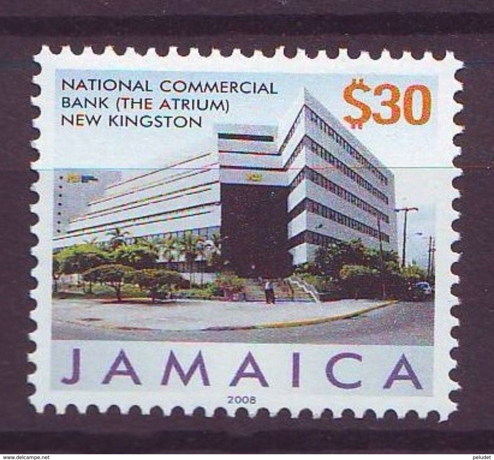 2008 Buildings - Year "2008" Imprint - 7 V Mint ** - Jamaica (1962-...)