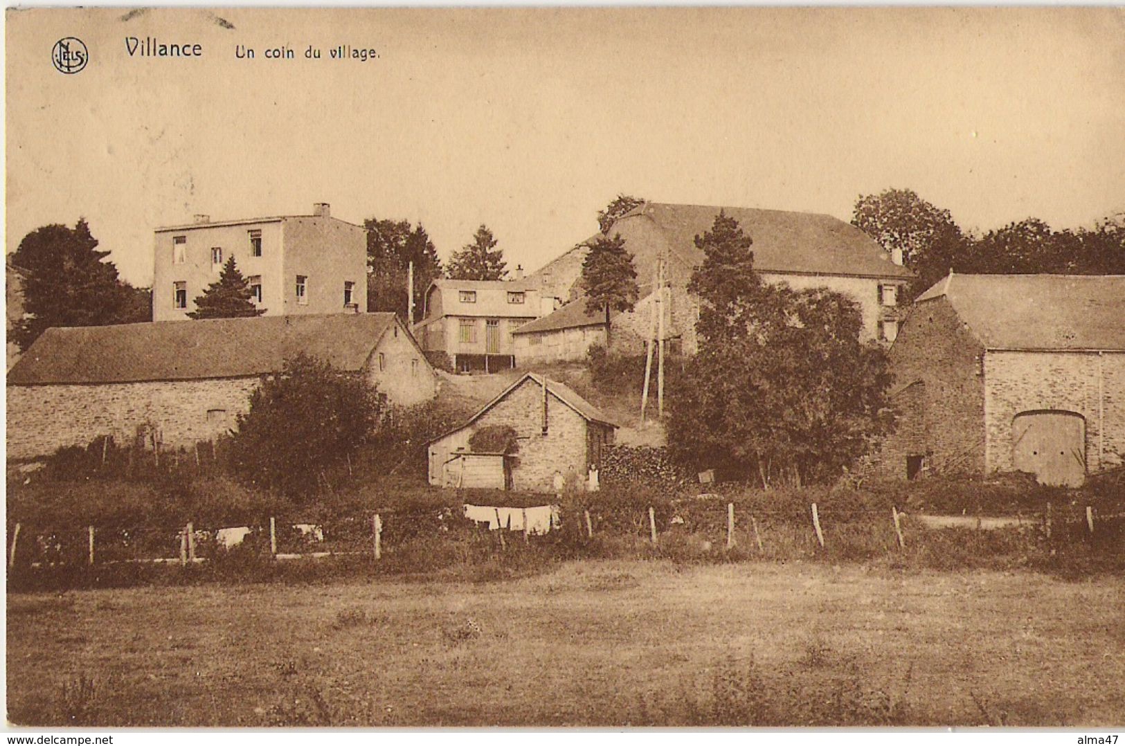 Villance - Un Coin Du Village - Circulé 1941 - Photo Duchêne, Libin Edit. C. Mahoux - Lejeune - SUPER - Libin