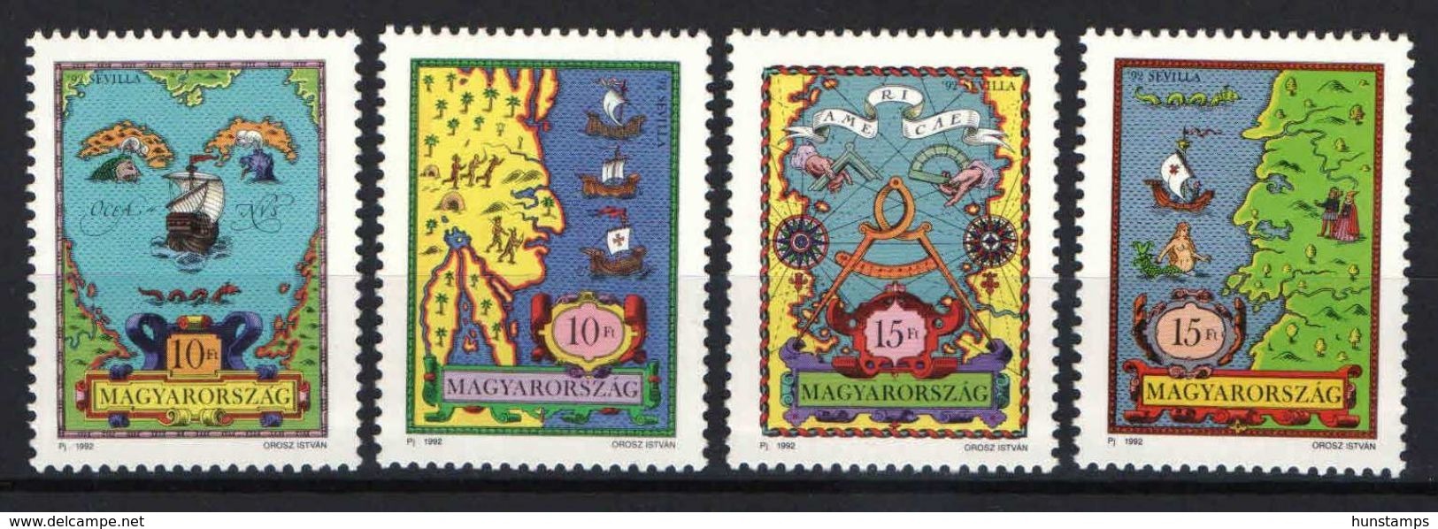 Hungary 1992. Expo - Sevilla Set MNH (**) Michel: 4190-4193 / 4.50 EUR - 1992 – Séville (Espagne)