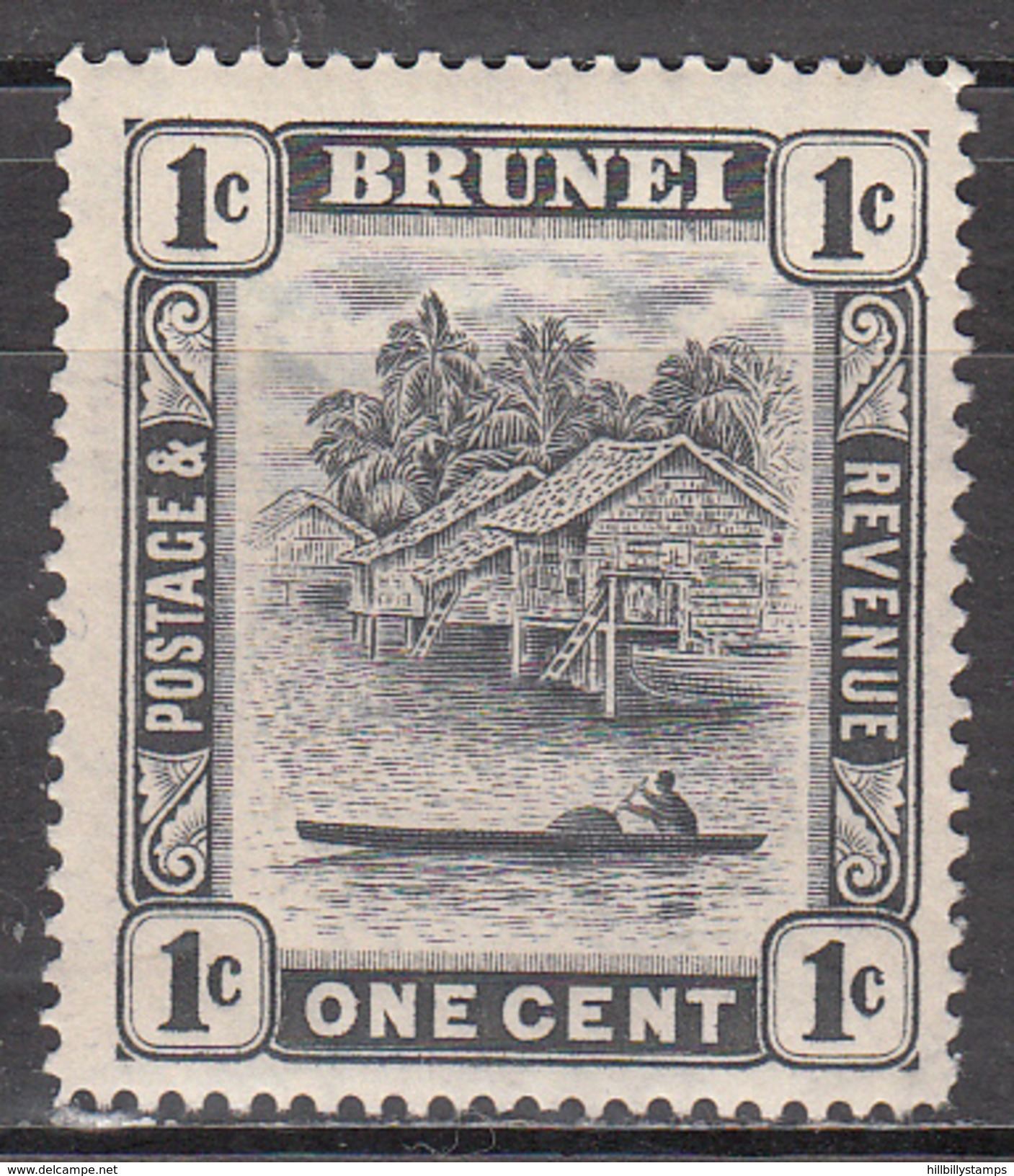 BRUNEI     SCOTT NO.  43   MINT HINGED    YEAR  1924 - Brunei (...-1984)