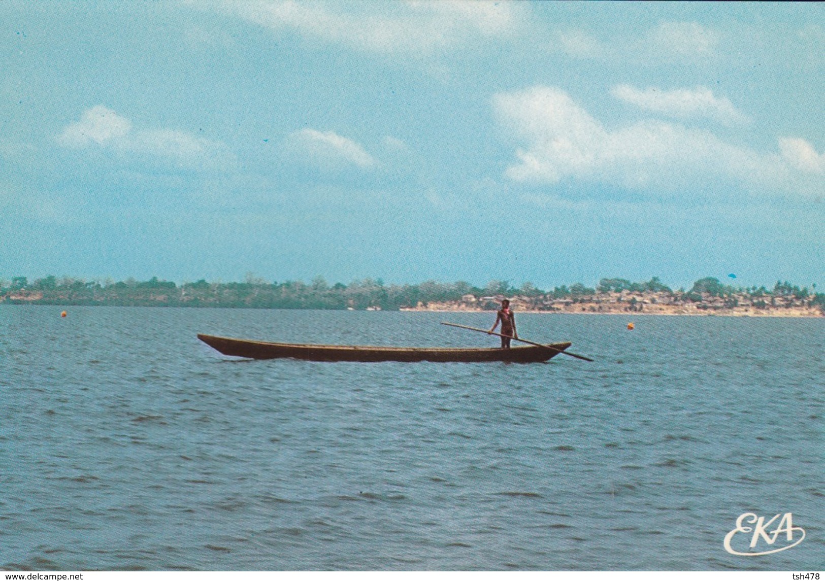 TOGO----TOGOVILLE--le Lac-togo---" Le Passeur "--voir 2 Scans - Togo