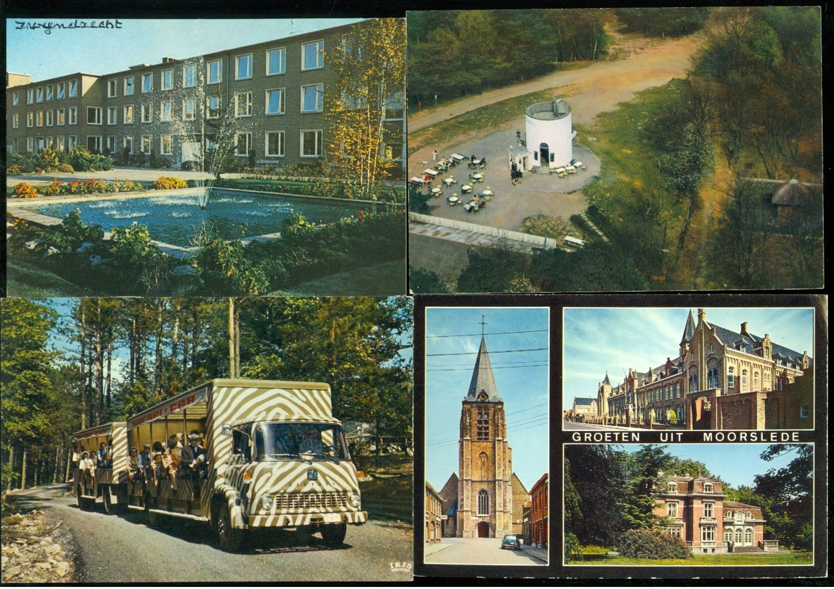 Beau lot de 60 cartes postales S.- M. grand format couleurs de Belgique  Mooi lot 60 postkaarten van België gr. form.