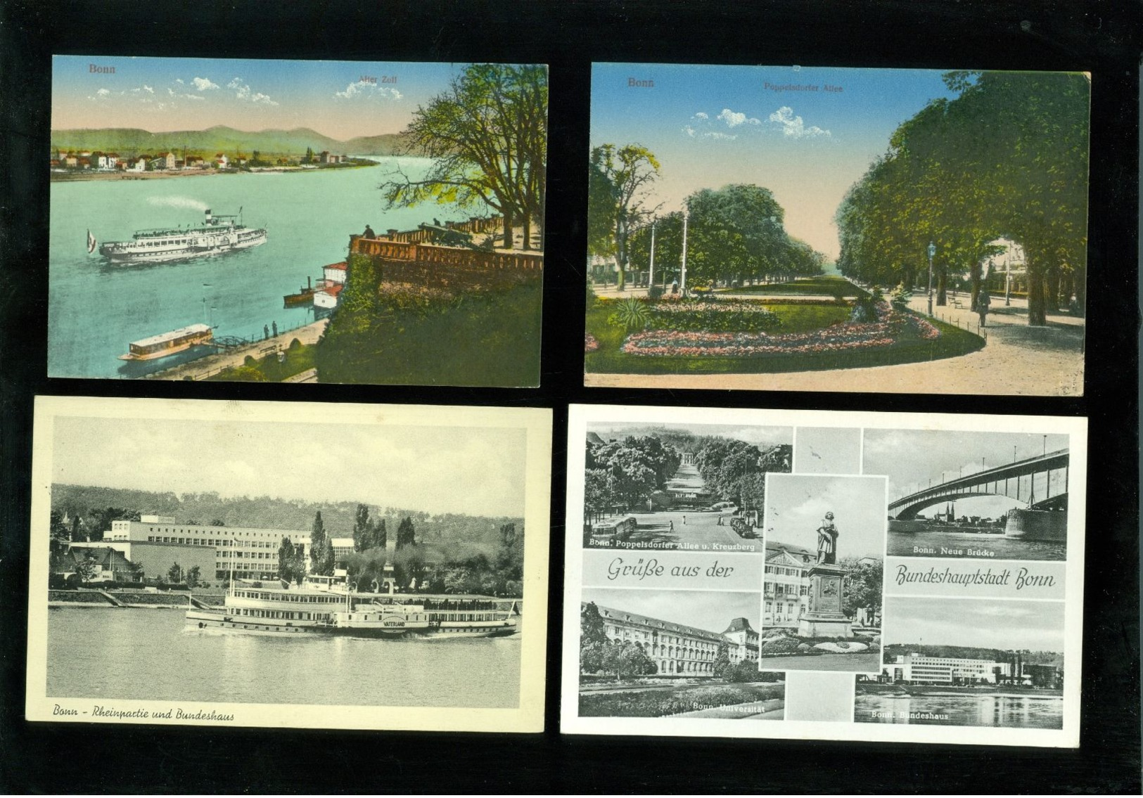 Beau lot de 60 cartes postales anciennes d' Allemagne Bonn Deutschland   Lot van 60 oude postkaarten van Duitsland Bonn