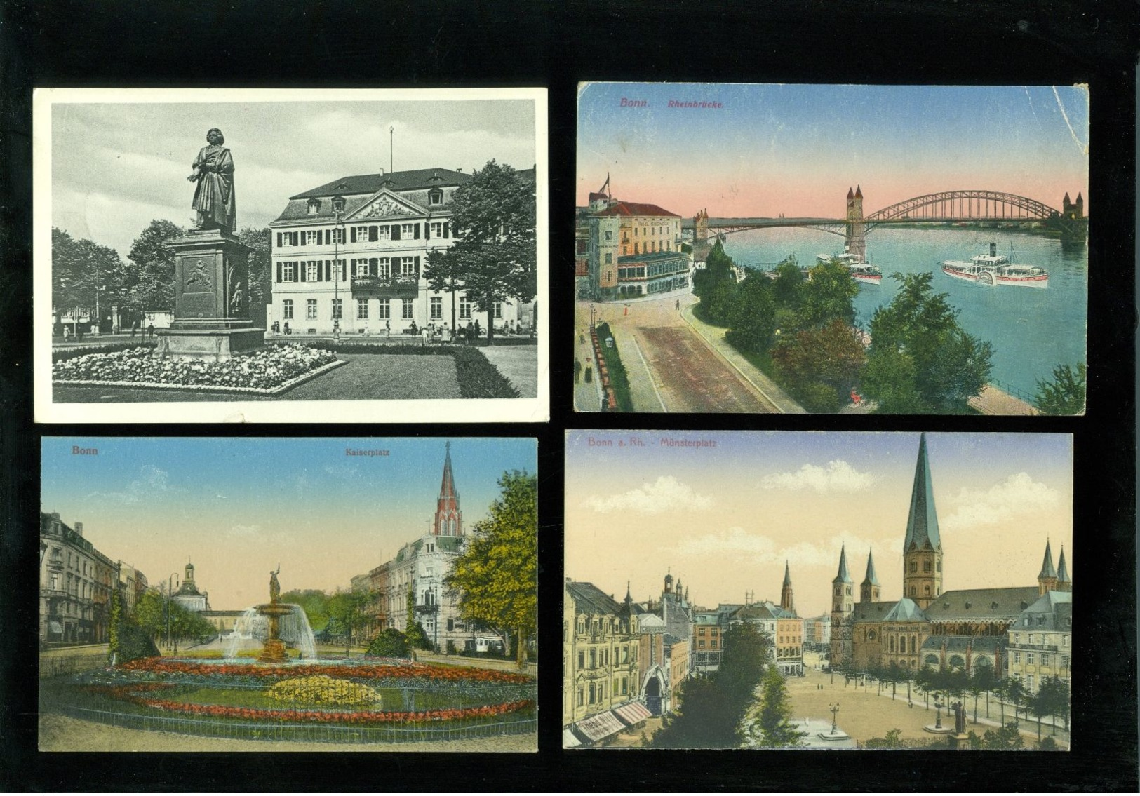 Beau lot de 60 cartes postales anciennes d' Allemagne Bonn Deutschland   Lot van 60 oude postkaarten van Duitsland Bonn