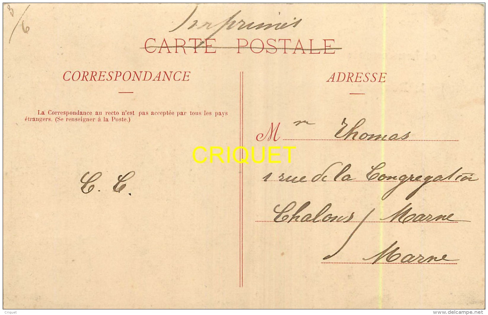 51 Reims, Fantaisie Colorisée, J'arrive à Reims..., Train En Gare Et Femme Qui Descend Du Wagon..., Affranchie 1908 - Reims