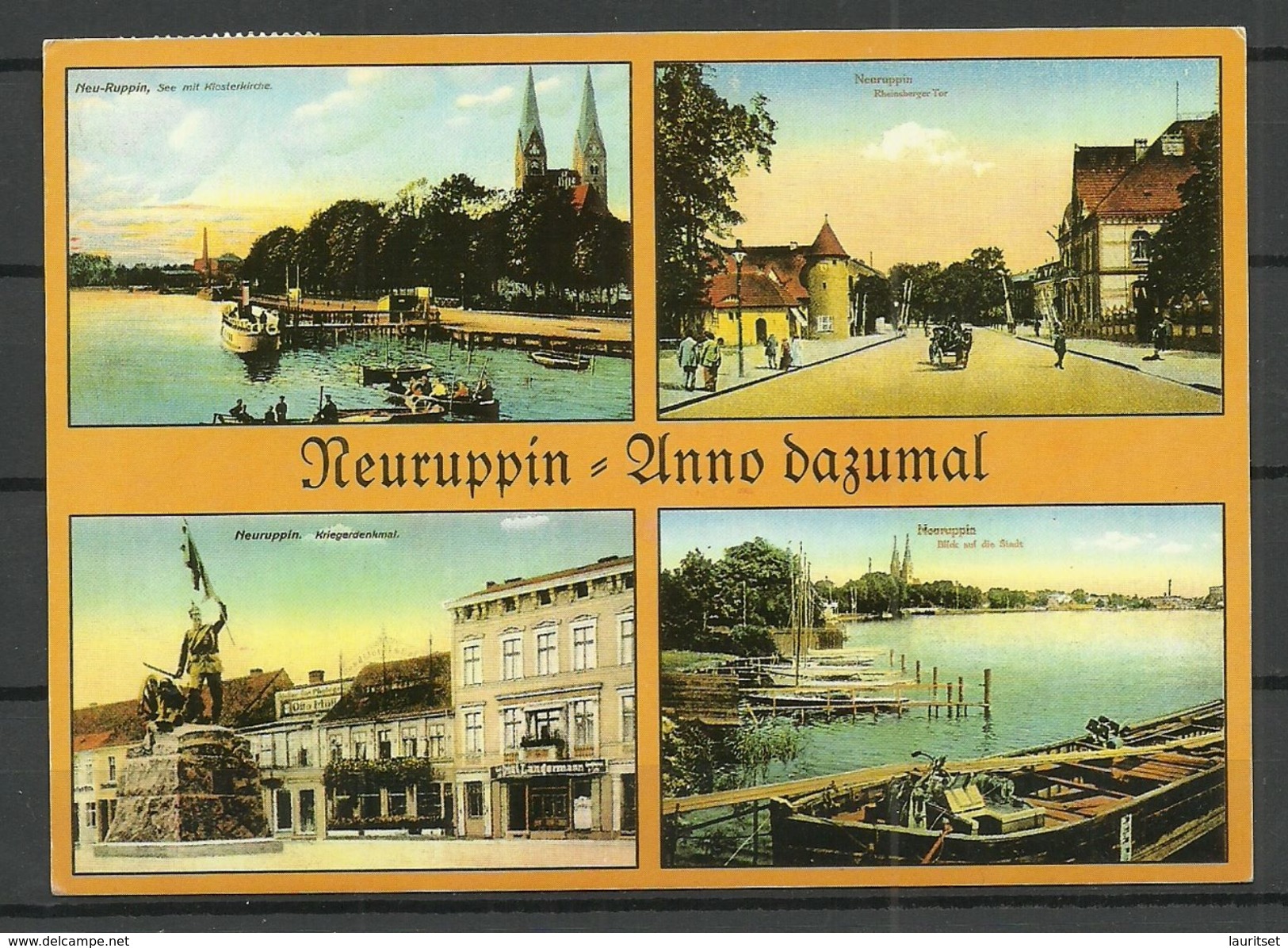 DDR 1995 Ansichtskarte NEURUPPIN (gesendet Mit Briefmarke) - Neuruppin