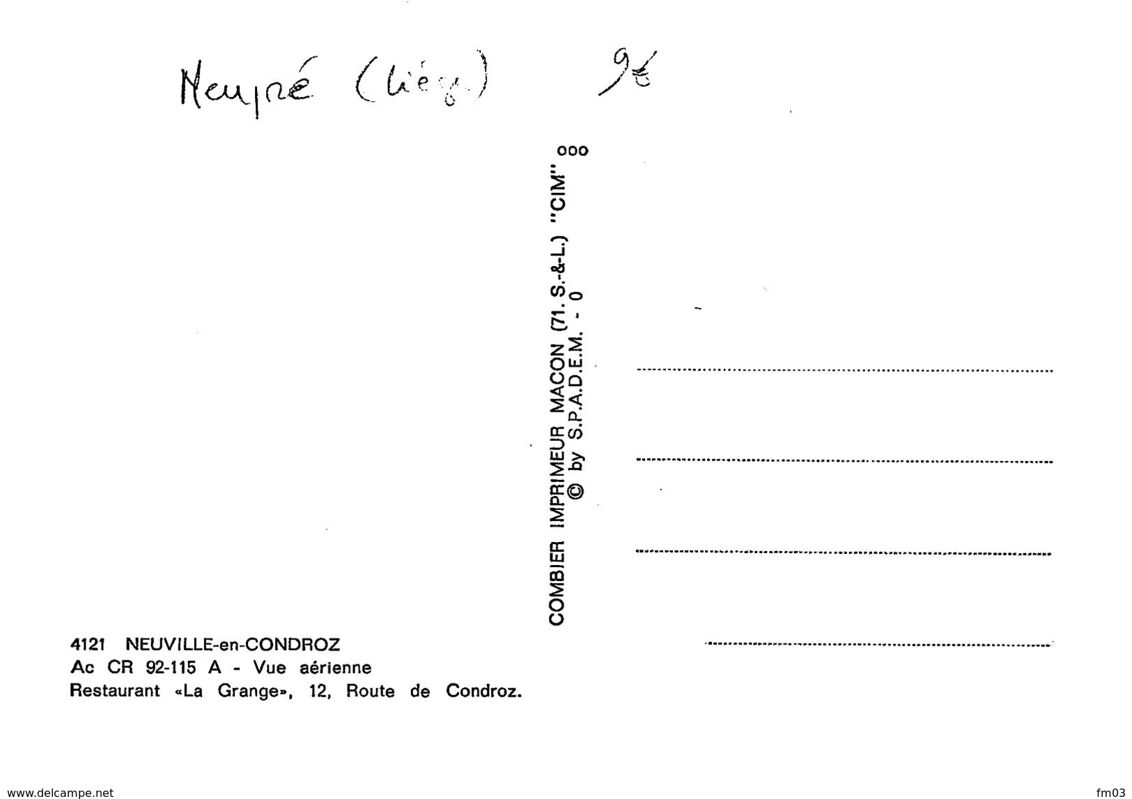 Neupré Neuville En Condroz - Neupre