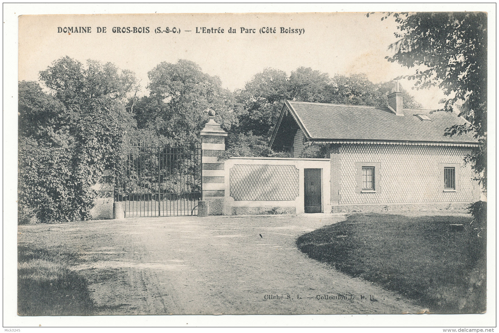 Domaine De Grosbois - L'Entrée Du Parc (Côté Boissy) - Chateau De Grosbois