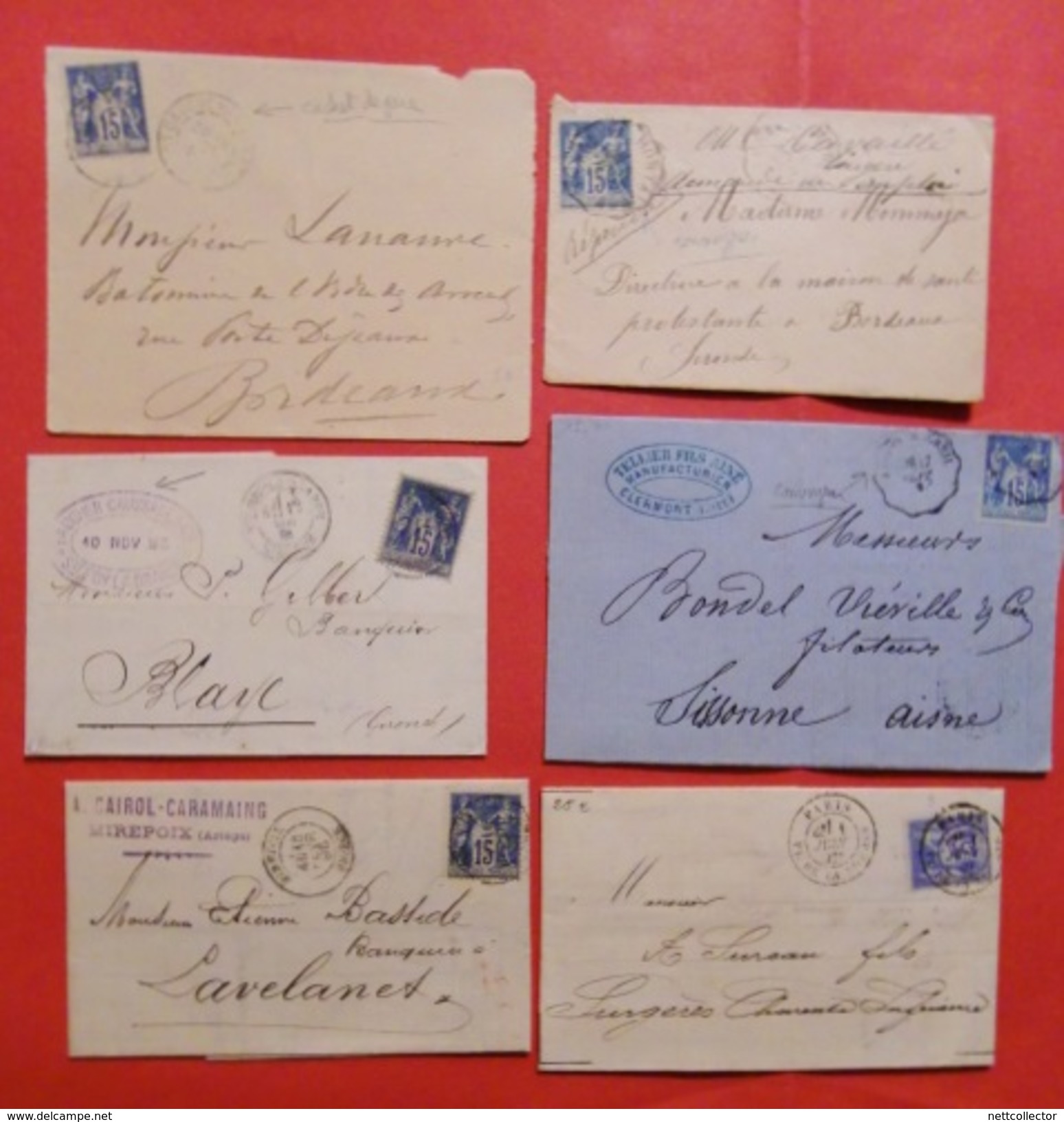 FRANCE COLLECTION 110 LETTRES CLASSIQUES dont RARES MAJ TB/TTB