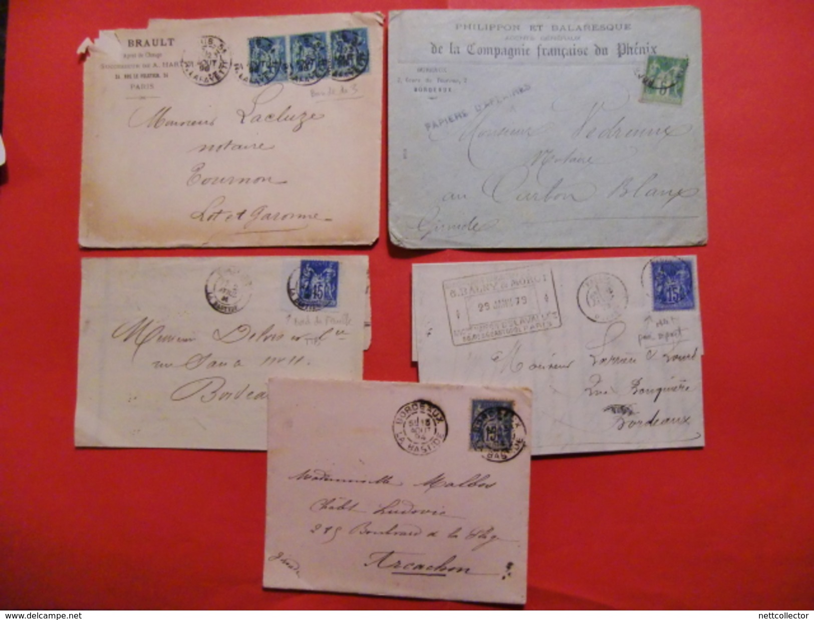 FRANCE COLLECTION 110 LETTRES CLASSIQUES dont RARES MAJ TB/TTB