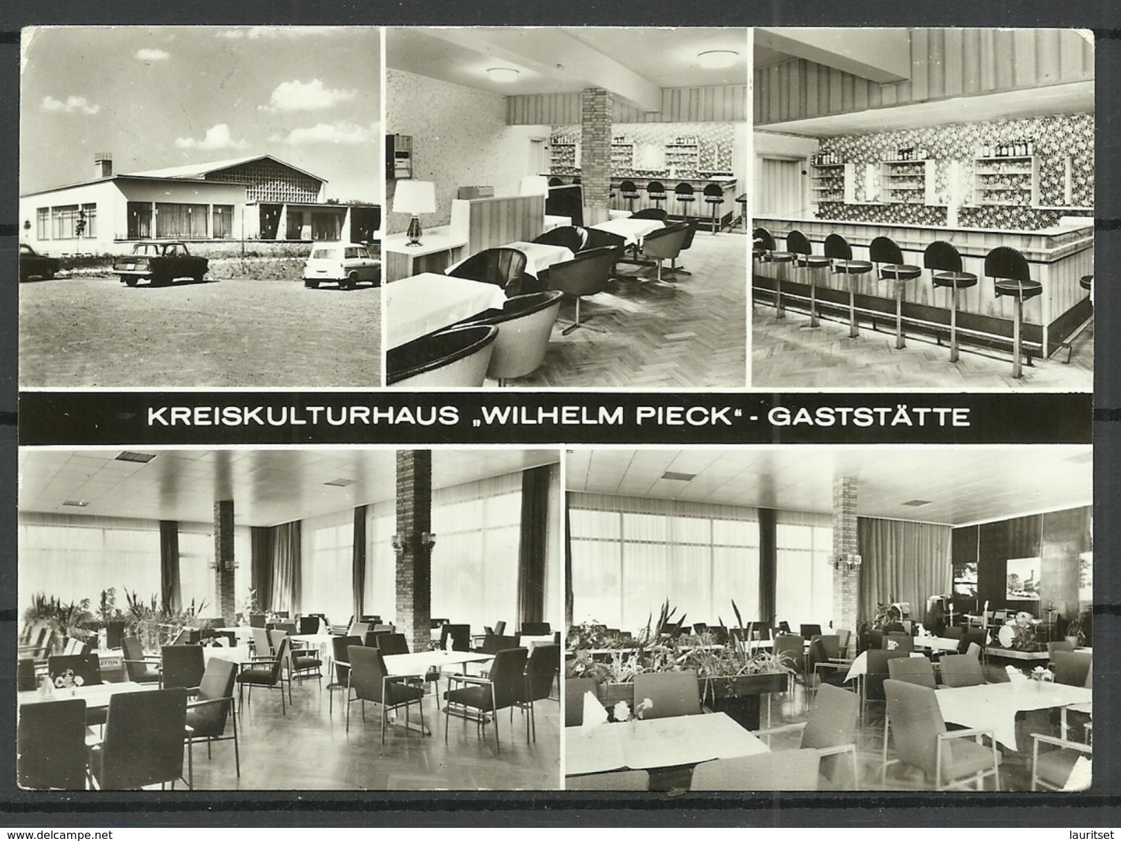 Deutschland Ansichtskarte 1990 KYRITZ Kreiskulturhaus "Wilhelm Pieck" Gaststätte Mit Briefmarke - Kyritz