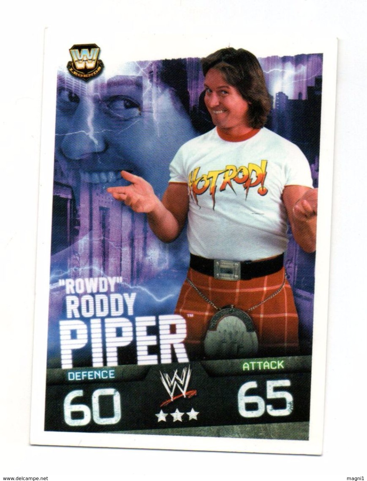 Slam Attax Evolution - Roddy PIPER "Rowdy" - Kampfsport