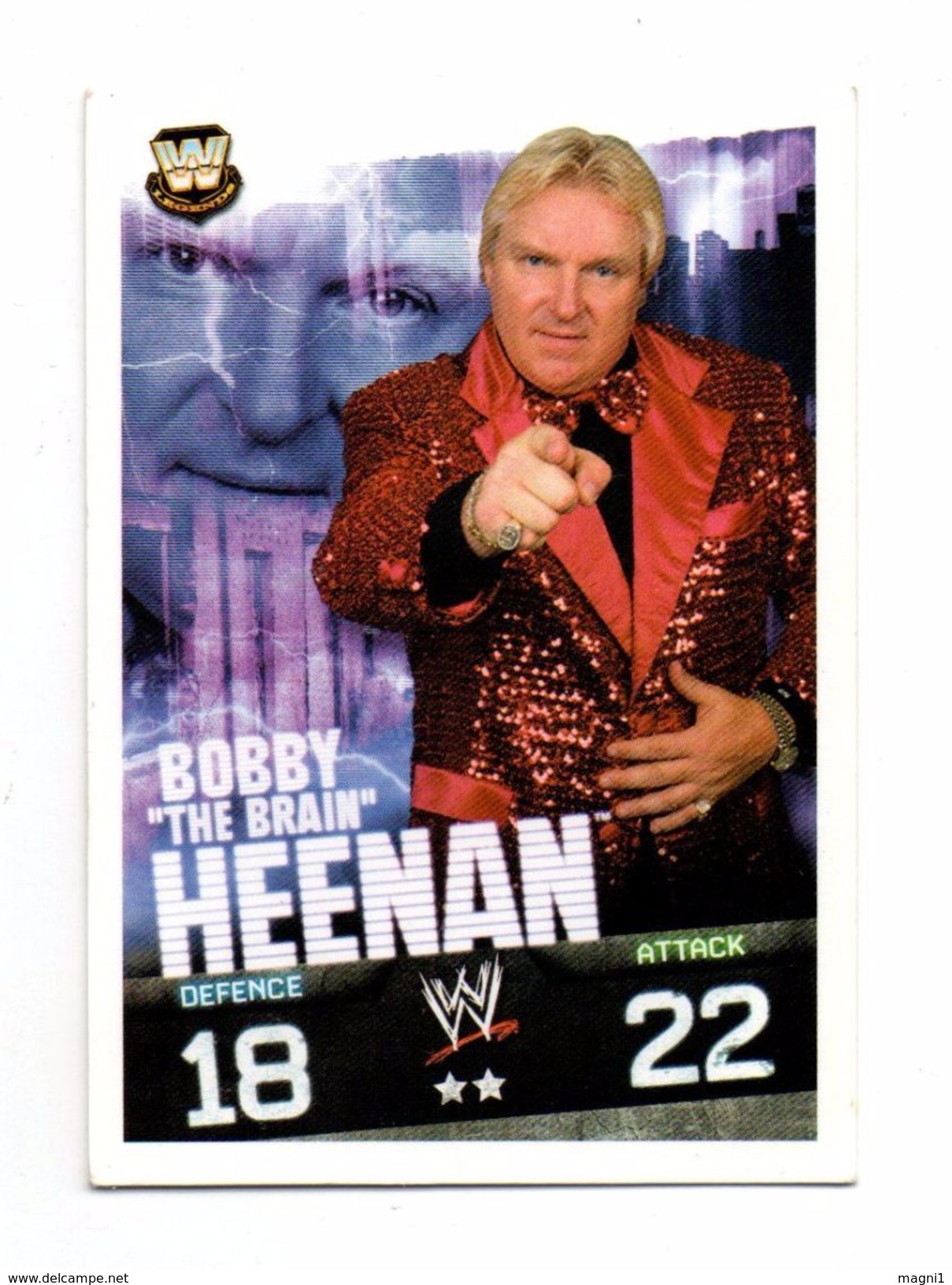 Slam Attax Evolution - Bobby HEENAN "The Brain" - Gevechtssport